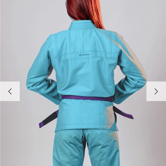 Spectrum Blue Martial Arts Gi by WarTribe W1 with belt - Picture 4 of 11